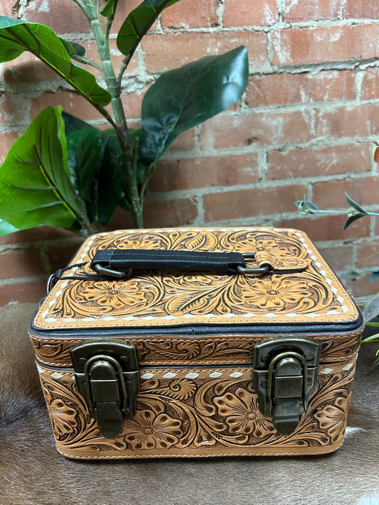 Rectangle Tooled Jewelry Box