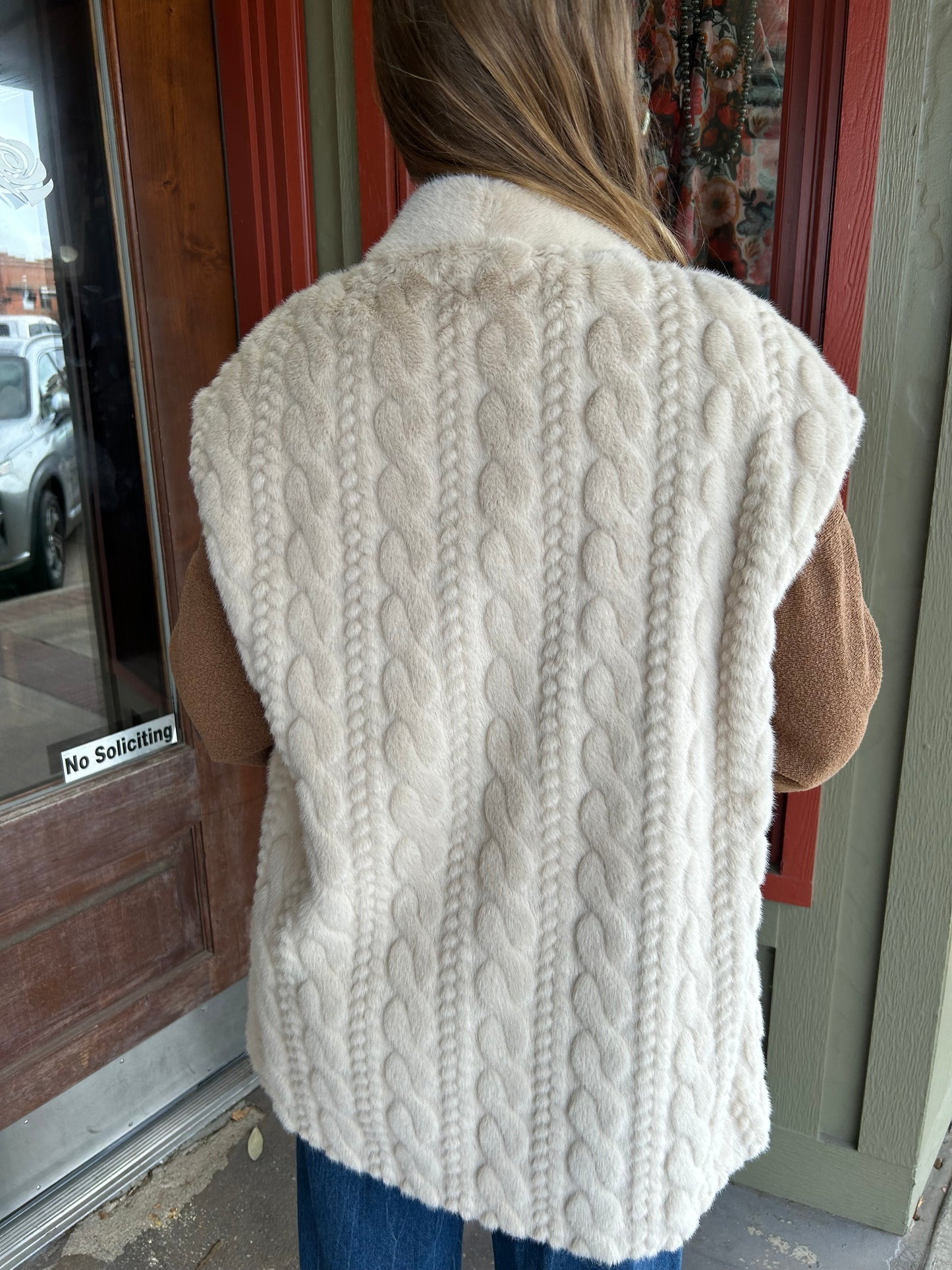 Leslie Fuzzy Fur Vest