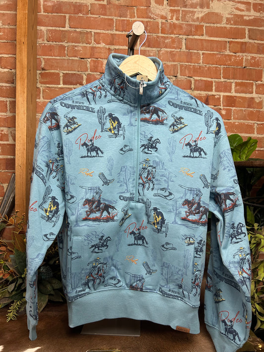 Retro Rodeo Painted Sweatshirt
