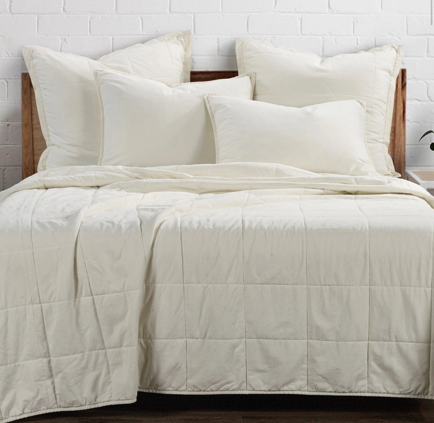 Stonewash Cotton Canvas Coverl - KING