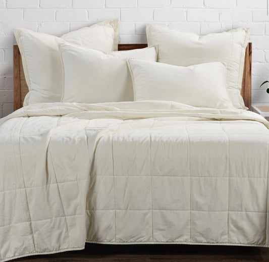 Stonewash Cotton Canvas Coverl - KING