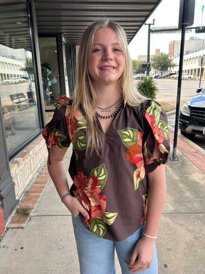 Toodles Floral Top