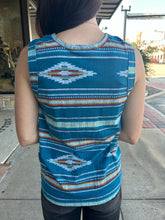 Load image into Gallery viewer, Santa Fe Ruffle Tank