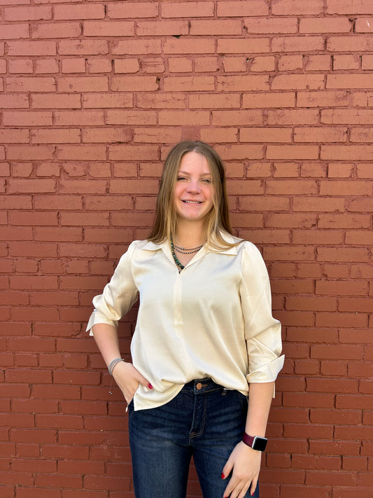 Keep It Classy Shirt - Ivory