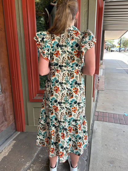 Wine Garden Dress