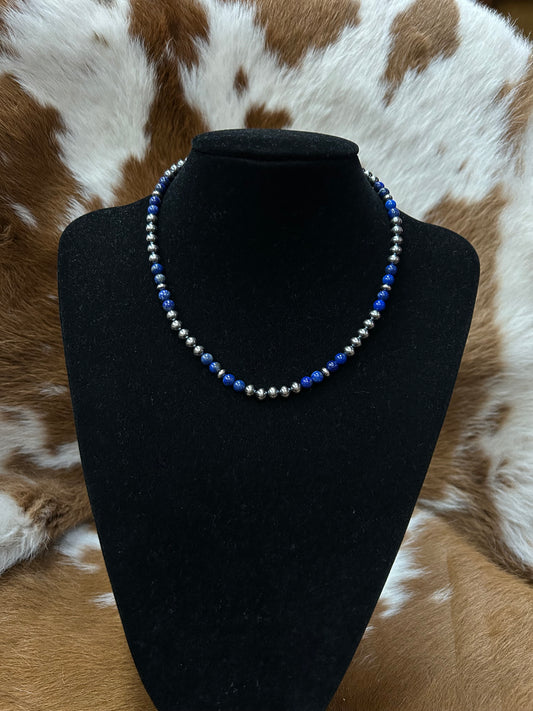Lapis & Navajo Necklace
