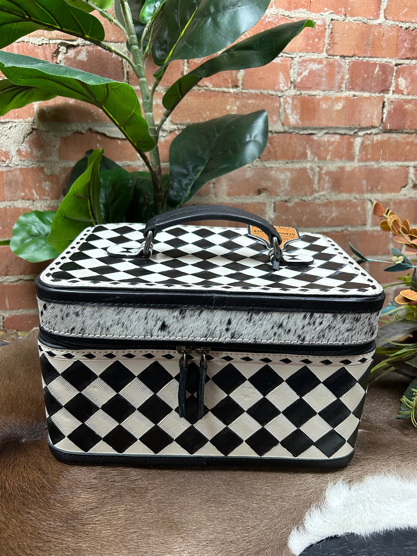 Checkered Jewelry Box