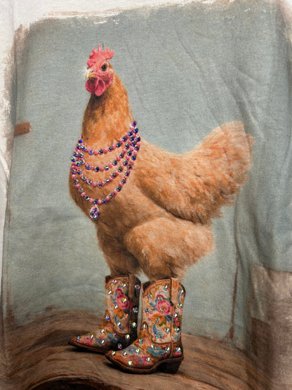 Sparkle Chicken Tee