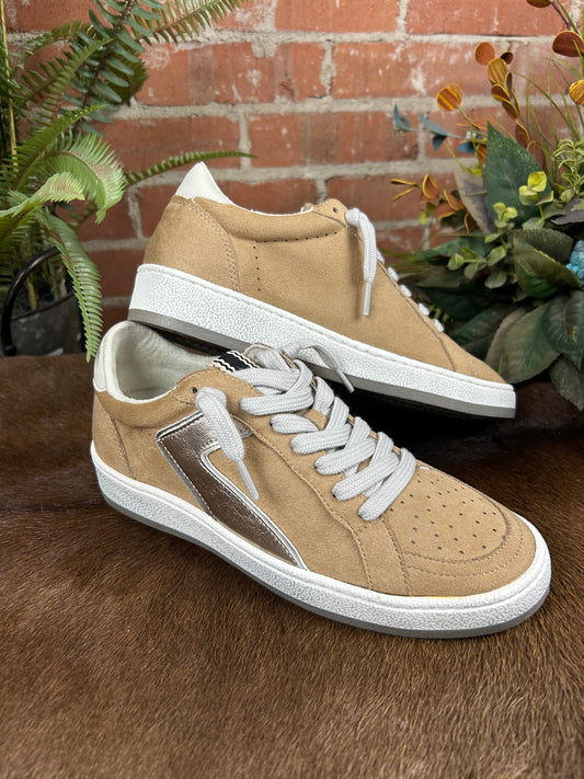 Salma Sneaker - Beige Suede