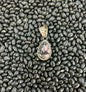 Pink & Black Stone Pendant