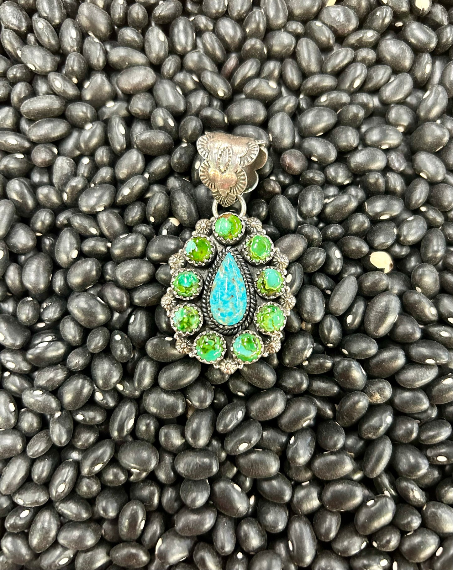 Teardrop Cluster Pendant