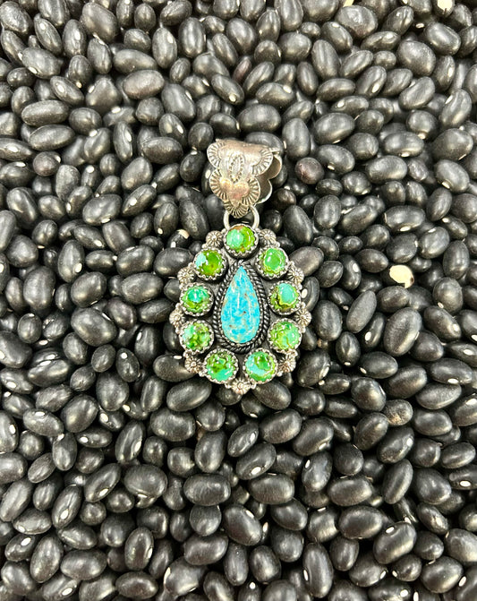 Teardrop Cluster Pendant