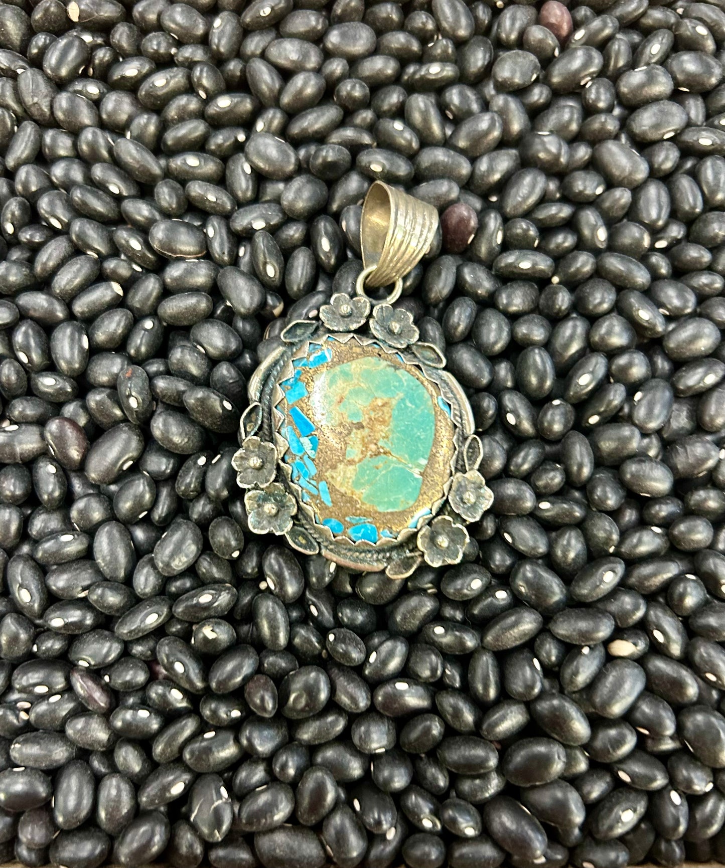 Turquoise Cluster Pendant