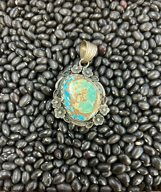 Turquoise Cluster Pendant