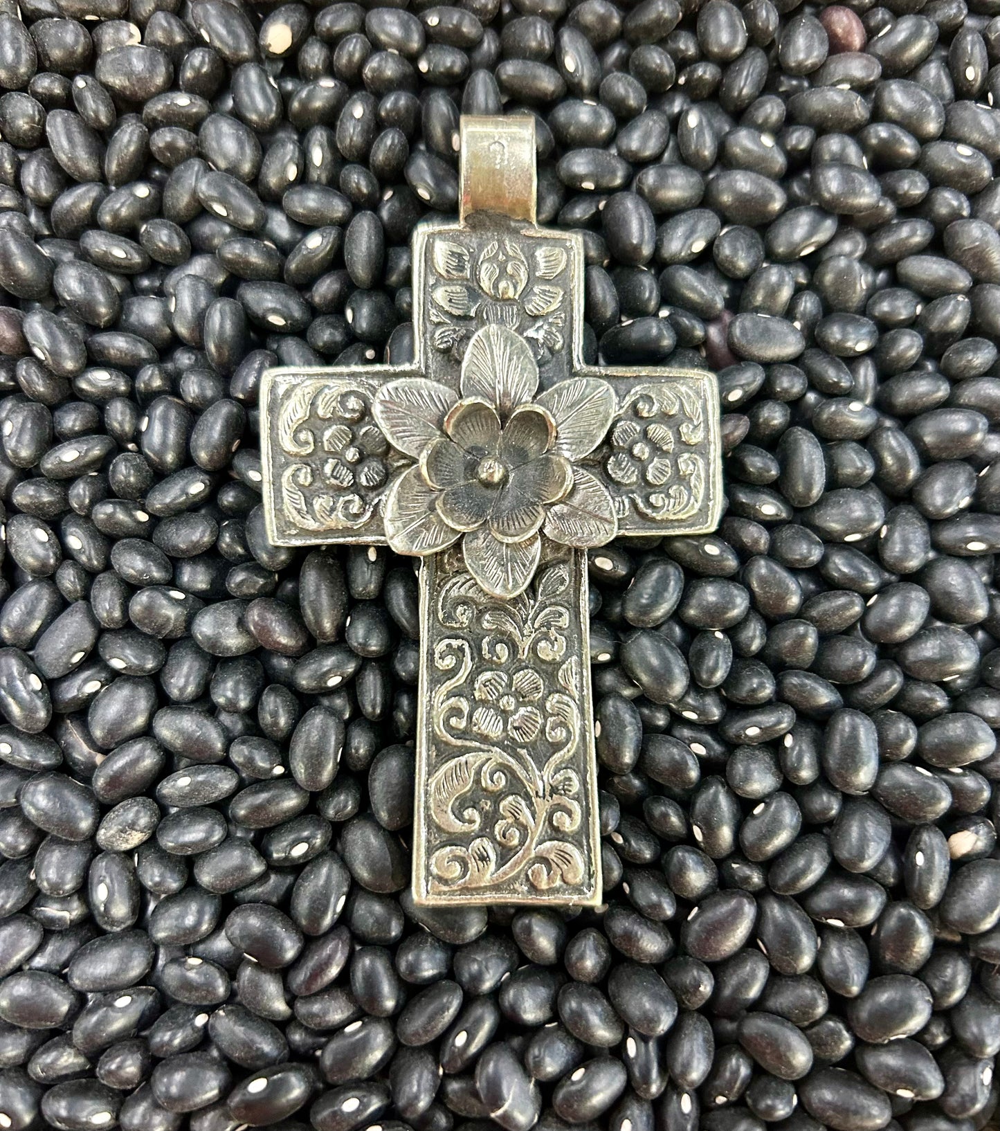 Large Flower Cross