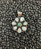 Pearl & Turquoise Cluster Pendant