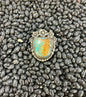 Turquoise & Flowers Pendant