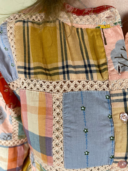 Patchwork Patterned Top