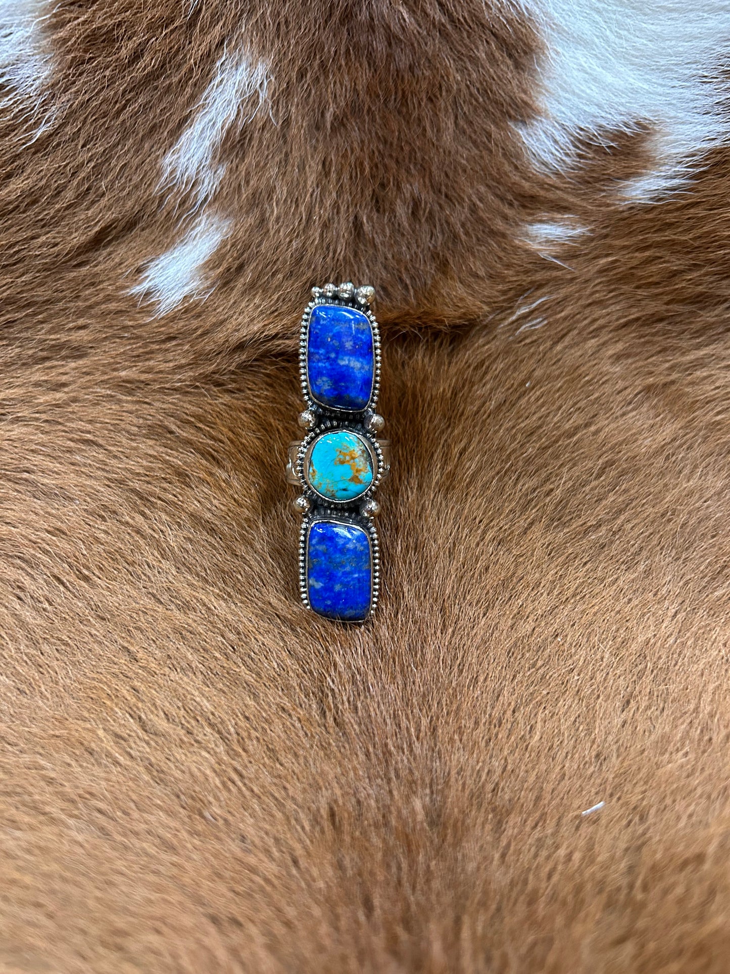 Lapis & Royston Adj Ring