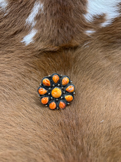 Adj. Spiney Cluster Ring - Ora