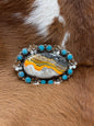 Bumble Bee Jasper & Turq Buckle