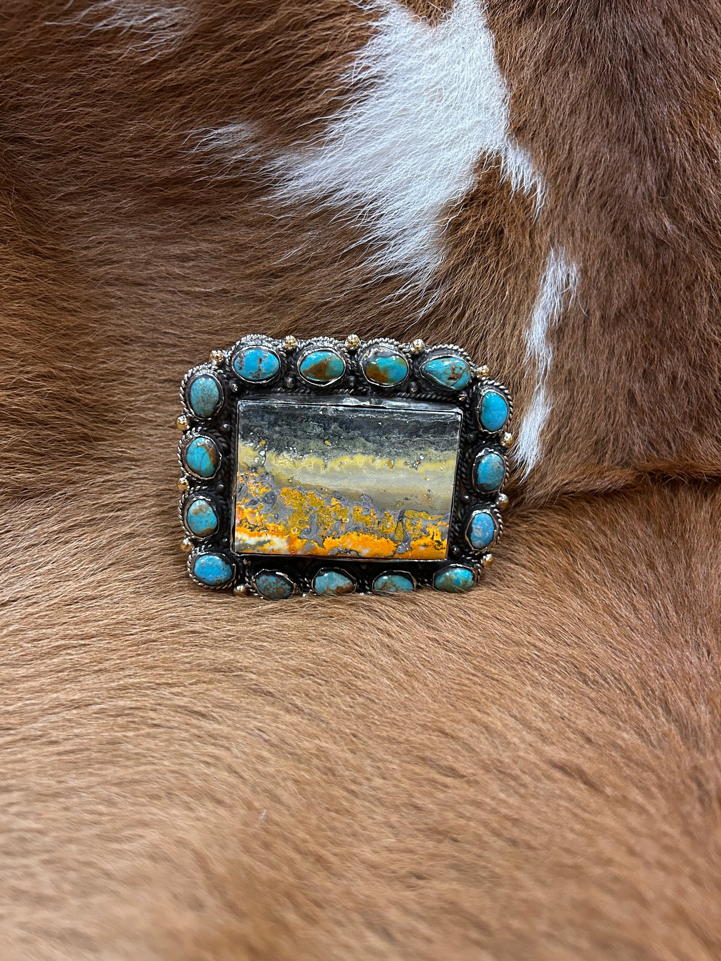 Bumble Bee Jasper & Turq Buckle