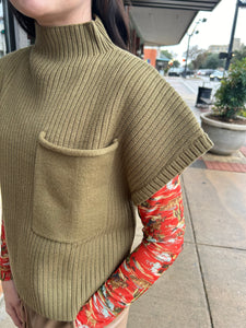 Bobbie Cropped Sweater Vest