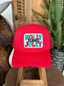Holly Jolly Vibes Trucker Cap