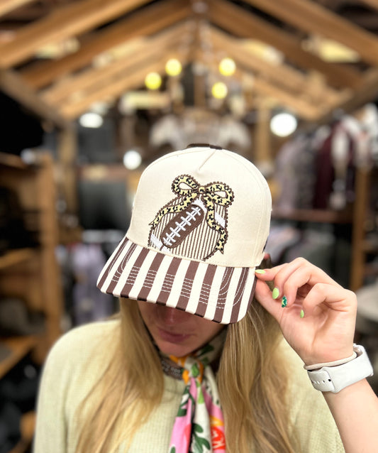 Football Bow Cap