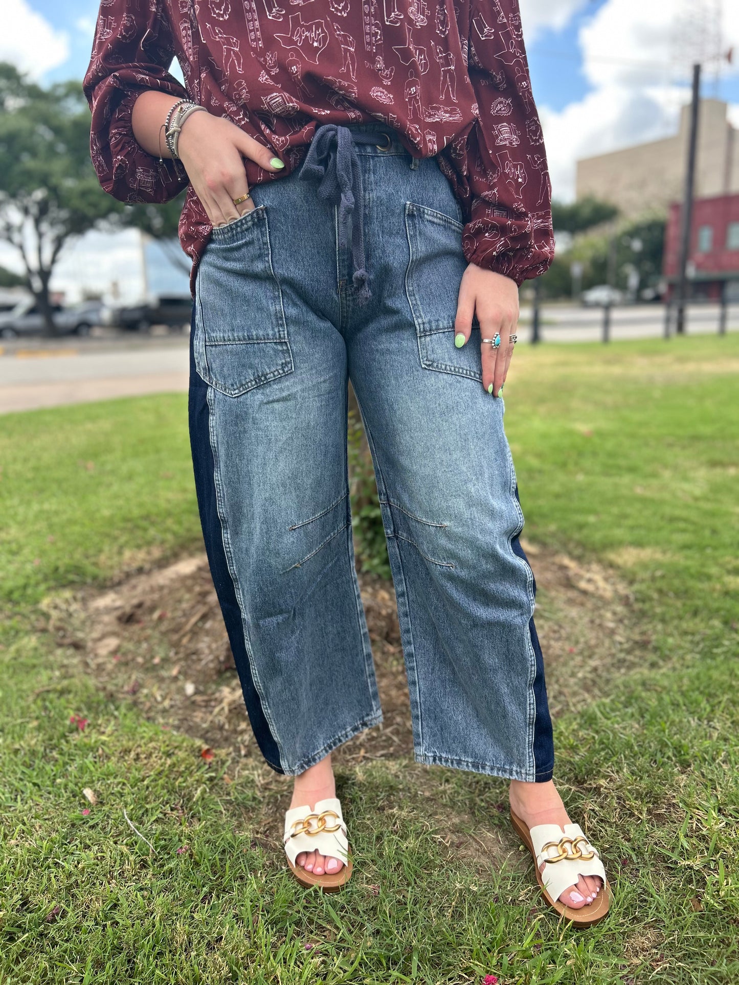 Sanders Barrel Jeans