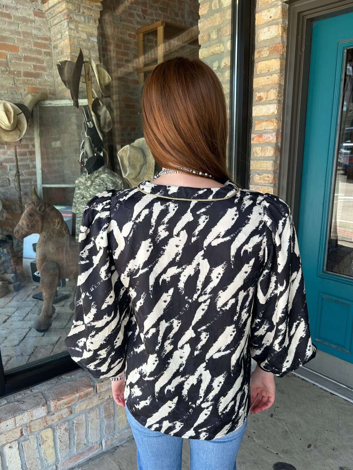 Zebra Top