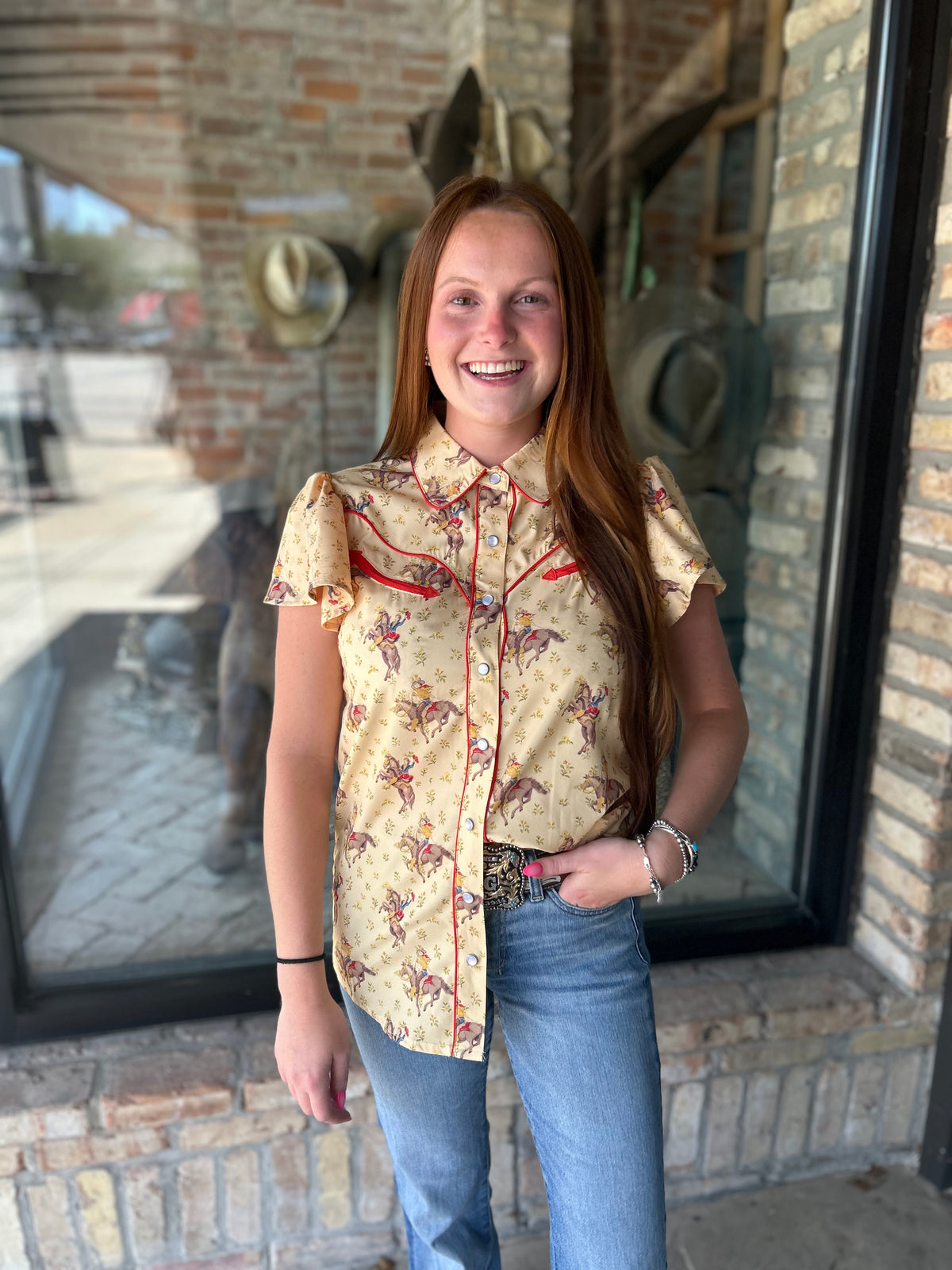 Sabine Shirt - Prarie Gold