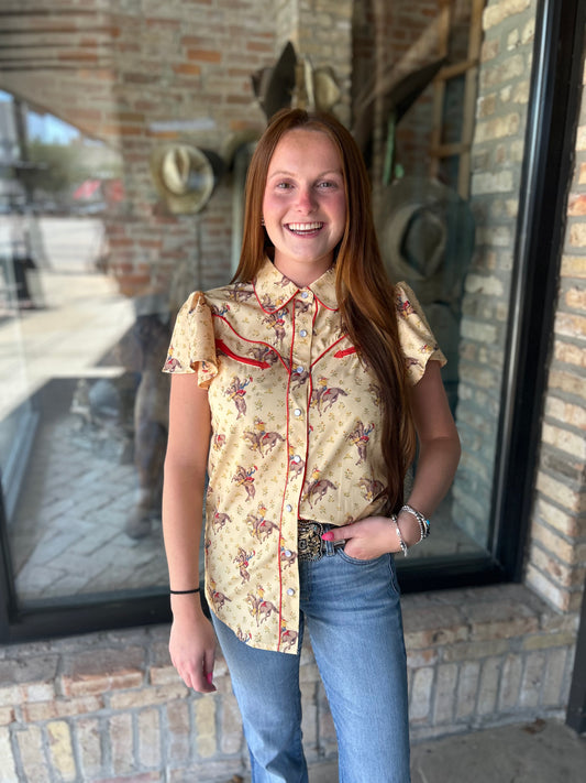 Sabine Shirt - Prarie Gold