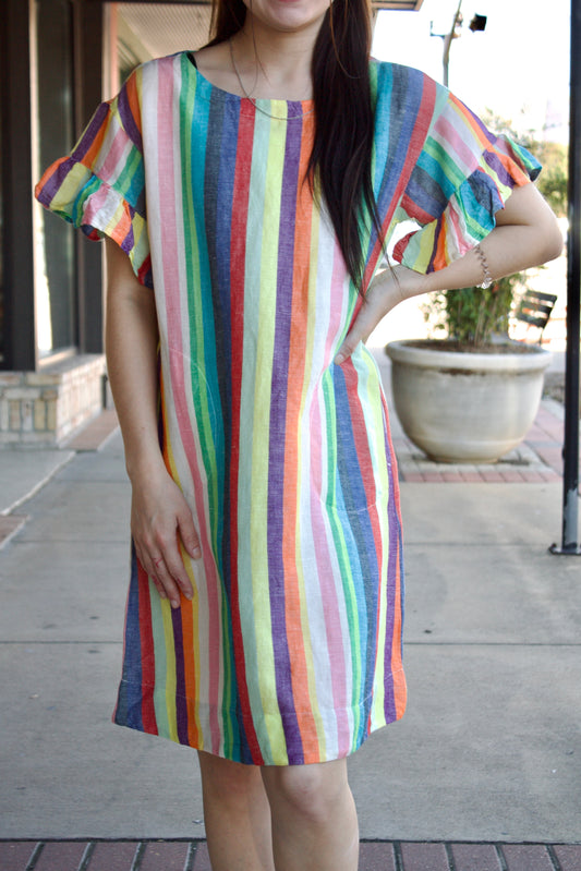 Shift Into Stripe Dress