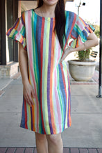 Load image into Gallery viewer, Shift Into Stripe Dress