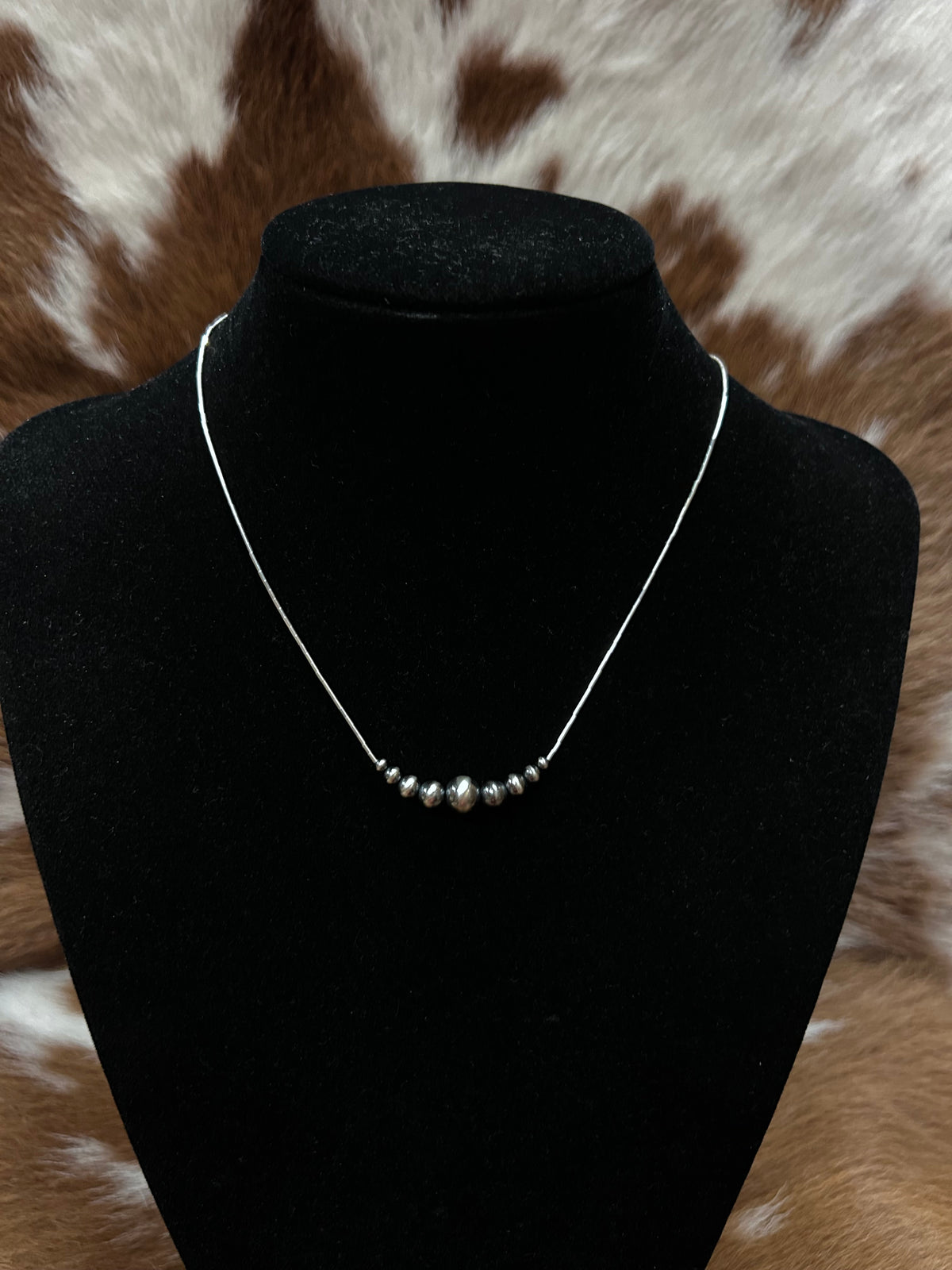 Liquid Silver W/ Graduated Navajos