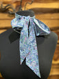 Blue Paisley Twilly