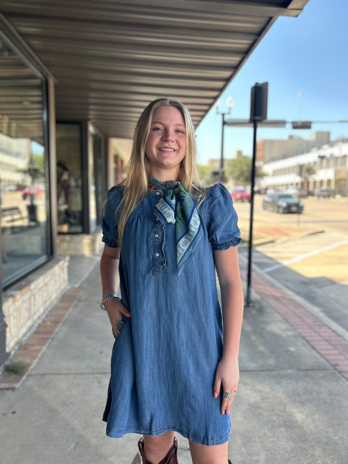 Shari Denim Dress