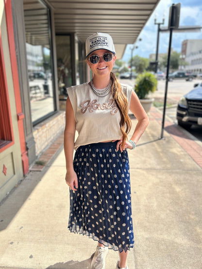 Ready To Go Skirt- Midnight