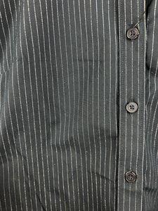 Kirby Shirt - Silver Pinstripe