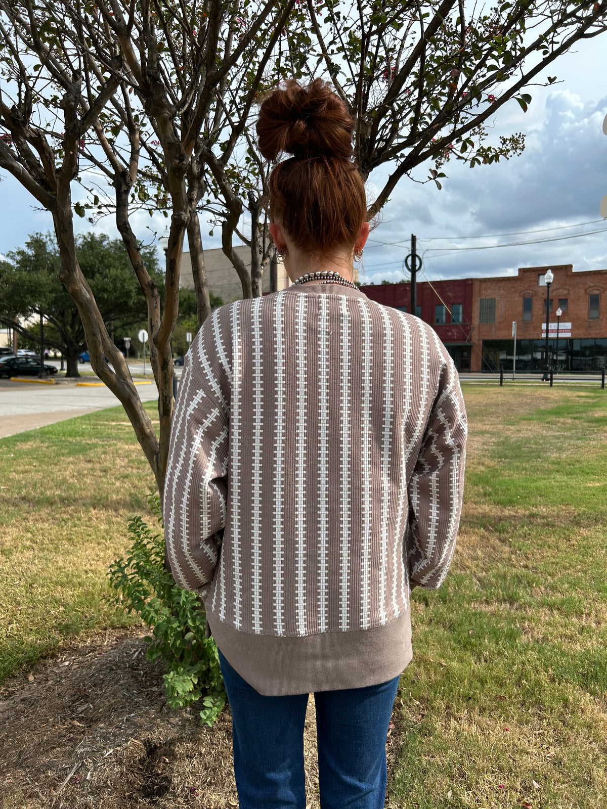Aggie Football Corded Sweatshirt