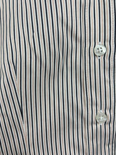 Load image into Gallery viewer, Pink &amp; Navy Stripe Button Down