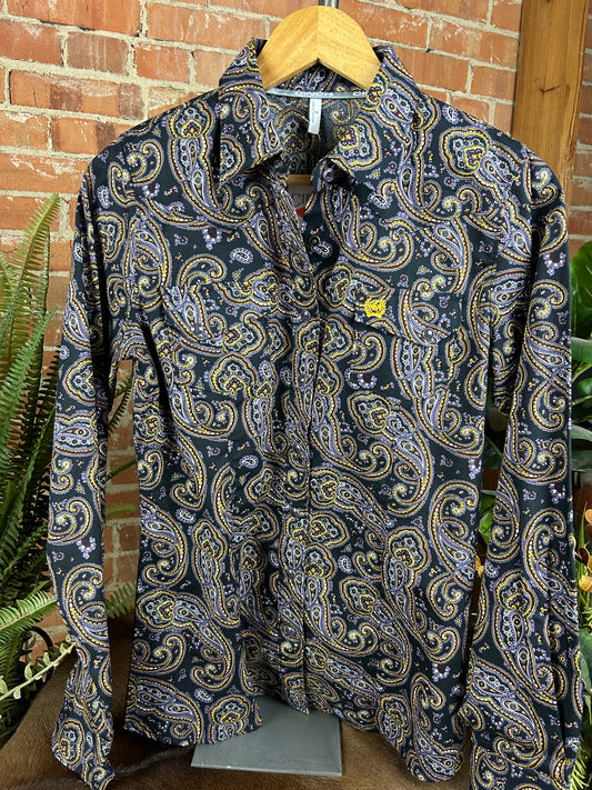 Paisley Button Down