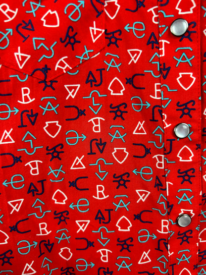 Branded Button Down