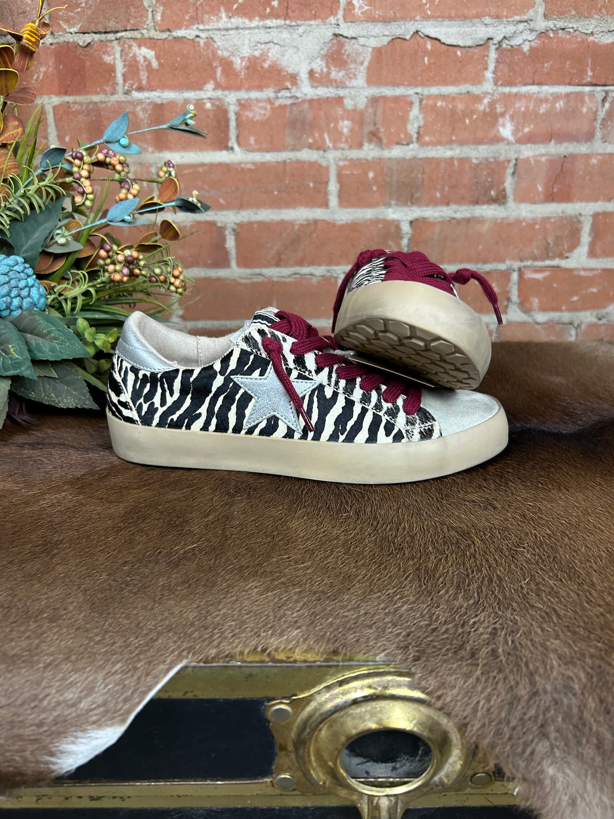 Paula Sneaker - Zebra Hair