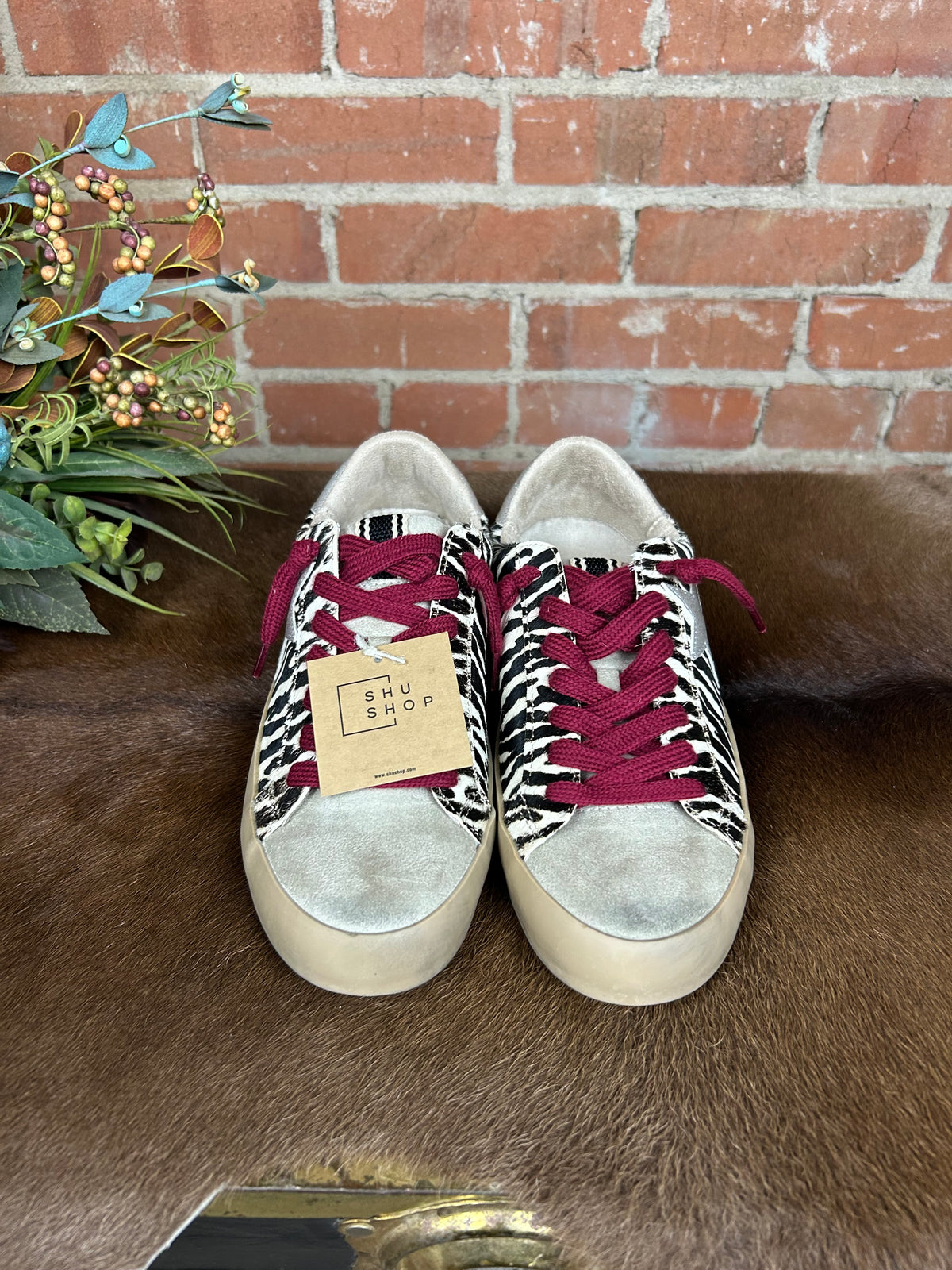 Paula Sneaker - Zebra Hair