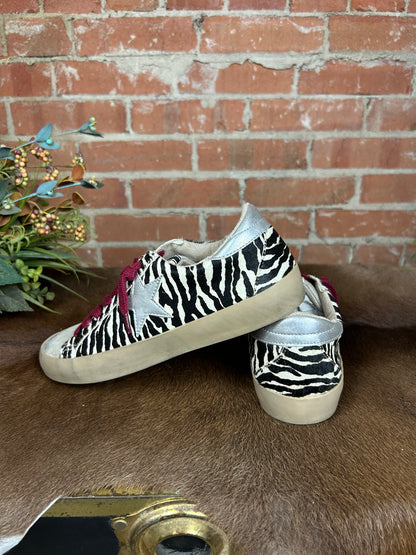 Paula Sneaker - Zebra Hair