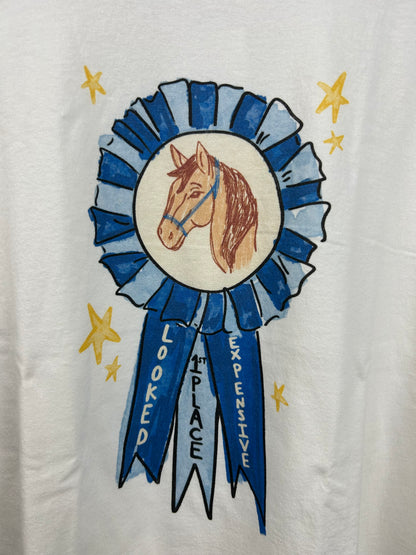 Blue Ribbon Crop Tee