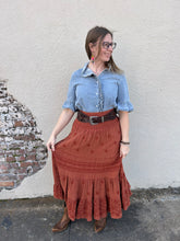 Load image into Gallery viewer, Gauzee Embroidered Skirt