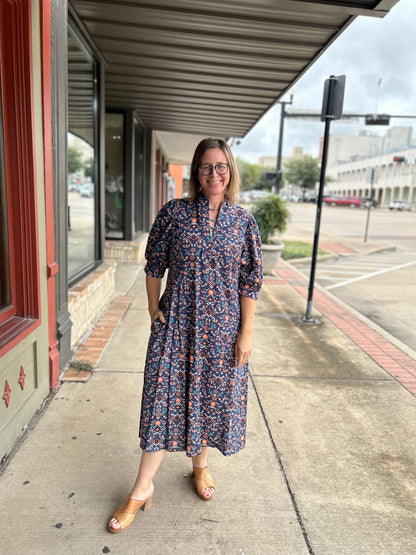 Midi Popover Dress